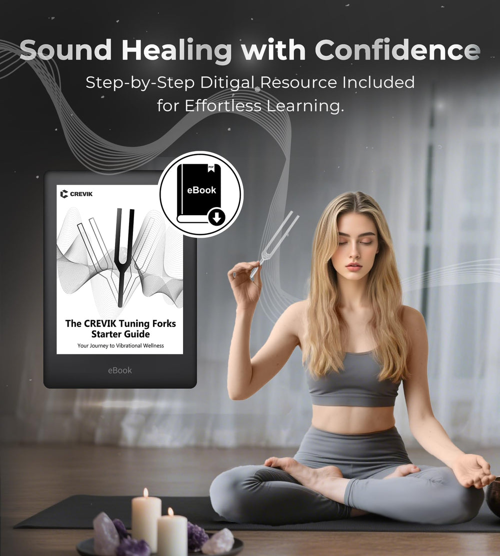 CREVIK 256Hz tuning fork ideal for grounding sound therapy.