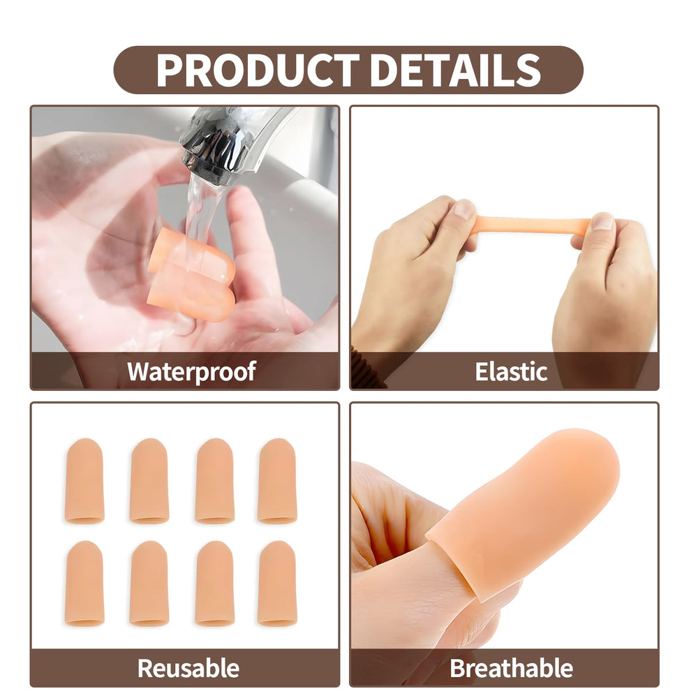 Creztail waterproof finger cots for kitchen and garden tasks
