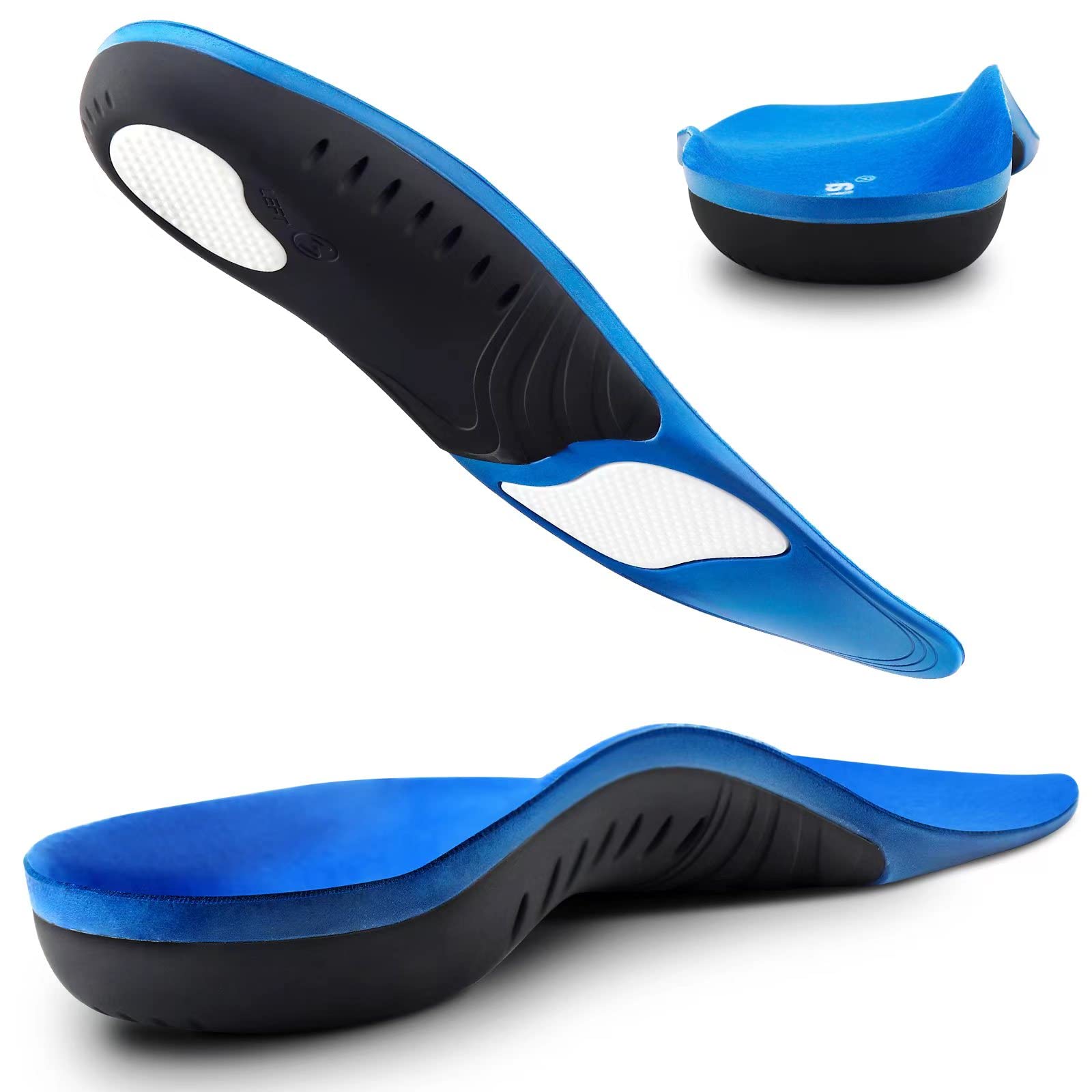 Crinova plantar fasciitis insoles with high arch design for lasting foot support