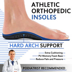 Crinova semi-rigid heel pad with TPU for stable heel cushioning