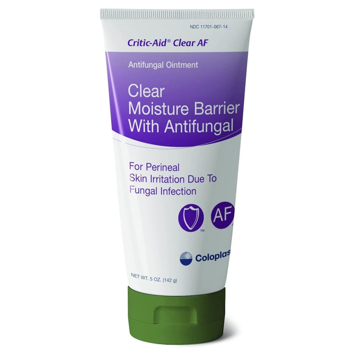 Critic-Aid Clear AF tube front view highlighting moisture barrier support