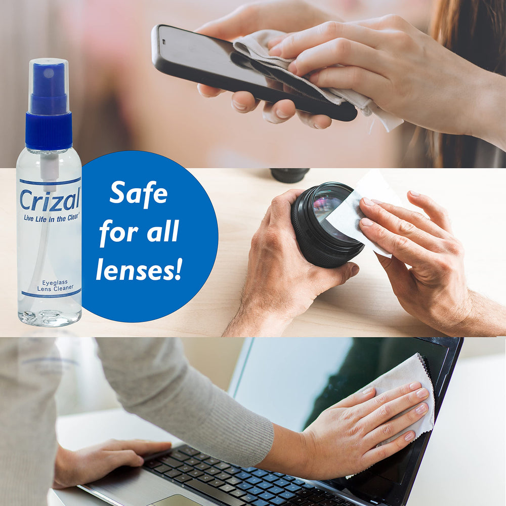 Crizal 2oz spray multipack 2-pack for versatile cleaning options