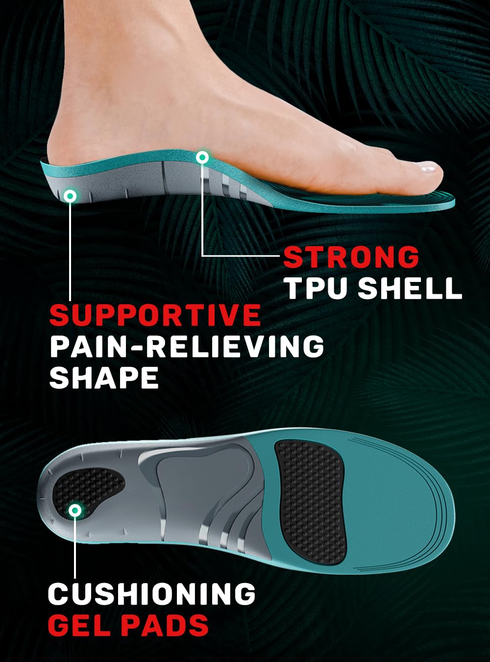 CRUVHEAL memory foam base provides plush comfort for long shifts