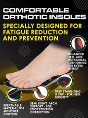 CRUVHEAL shock-absorbing pads cushion impact on hard surfaces.