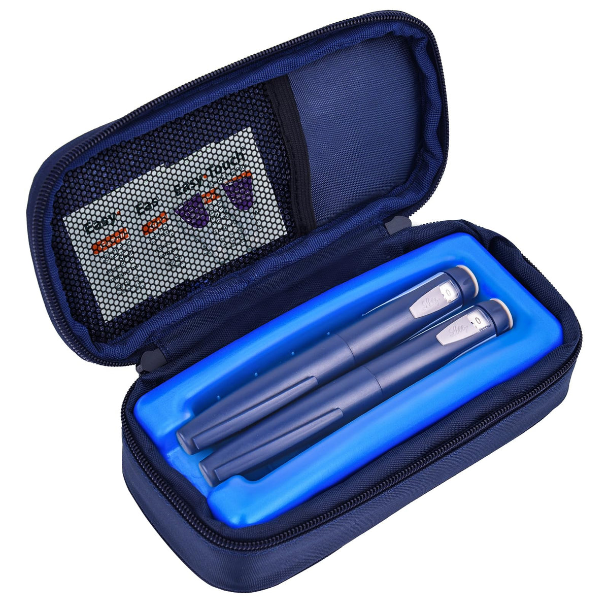 Cruxer Insulin Cooler Pen Case front view shows compact travel protection for meds