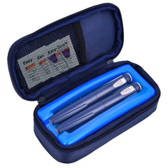 Cruxer Insulin Cooler Pen Case front view shows compact travel protection for meds