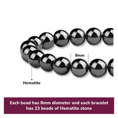 Crystal Vibe elastic bracelet on wrist for comfortable all-day wear