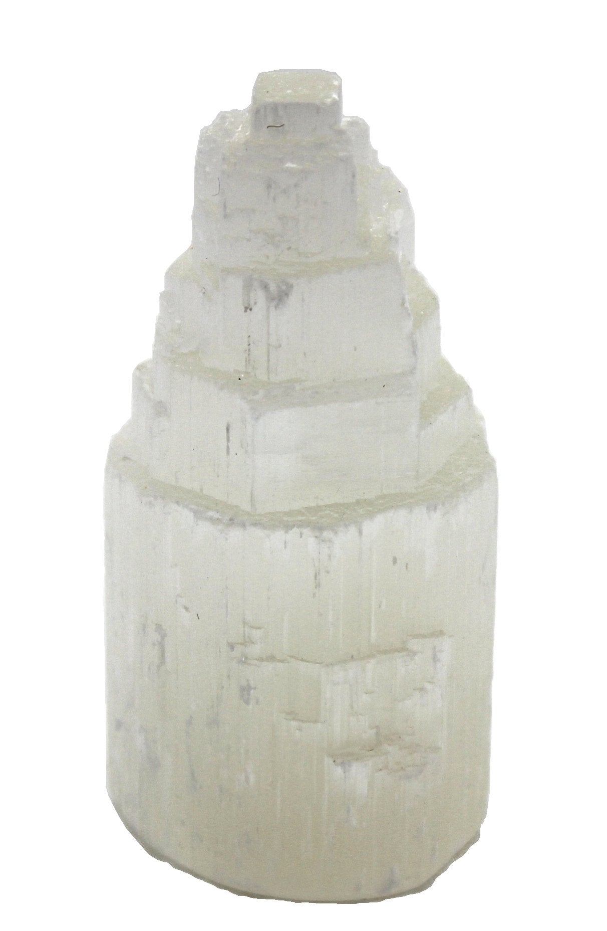Crystalo Selenite texture close-up with soft luster for calm spaces.