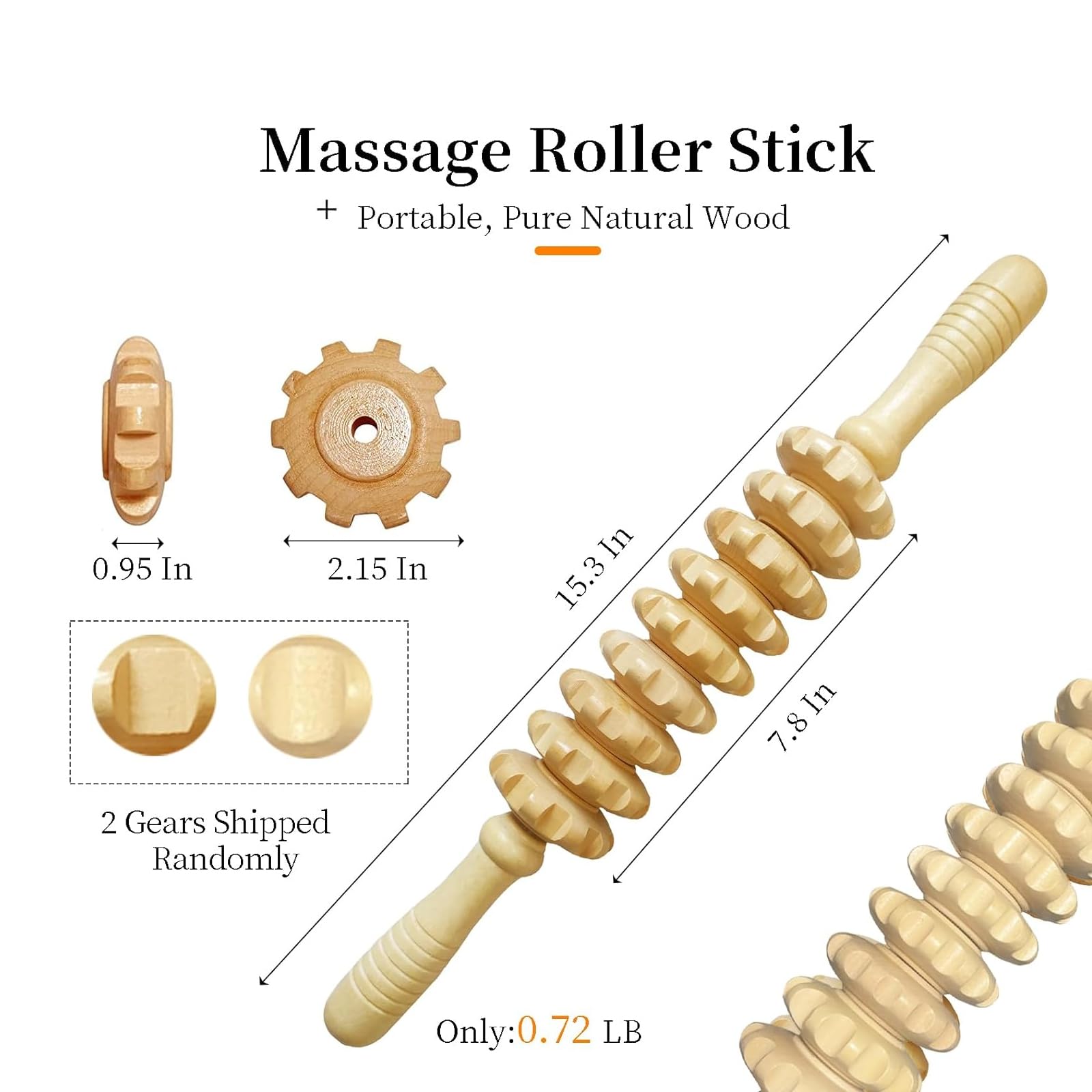 Ctwctr maderoterapia cellulite massager with ergonomic handles for targeted massage