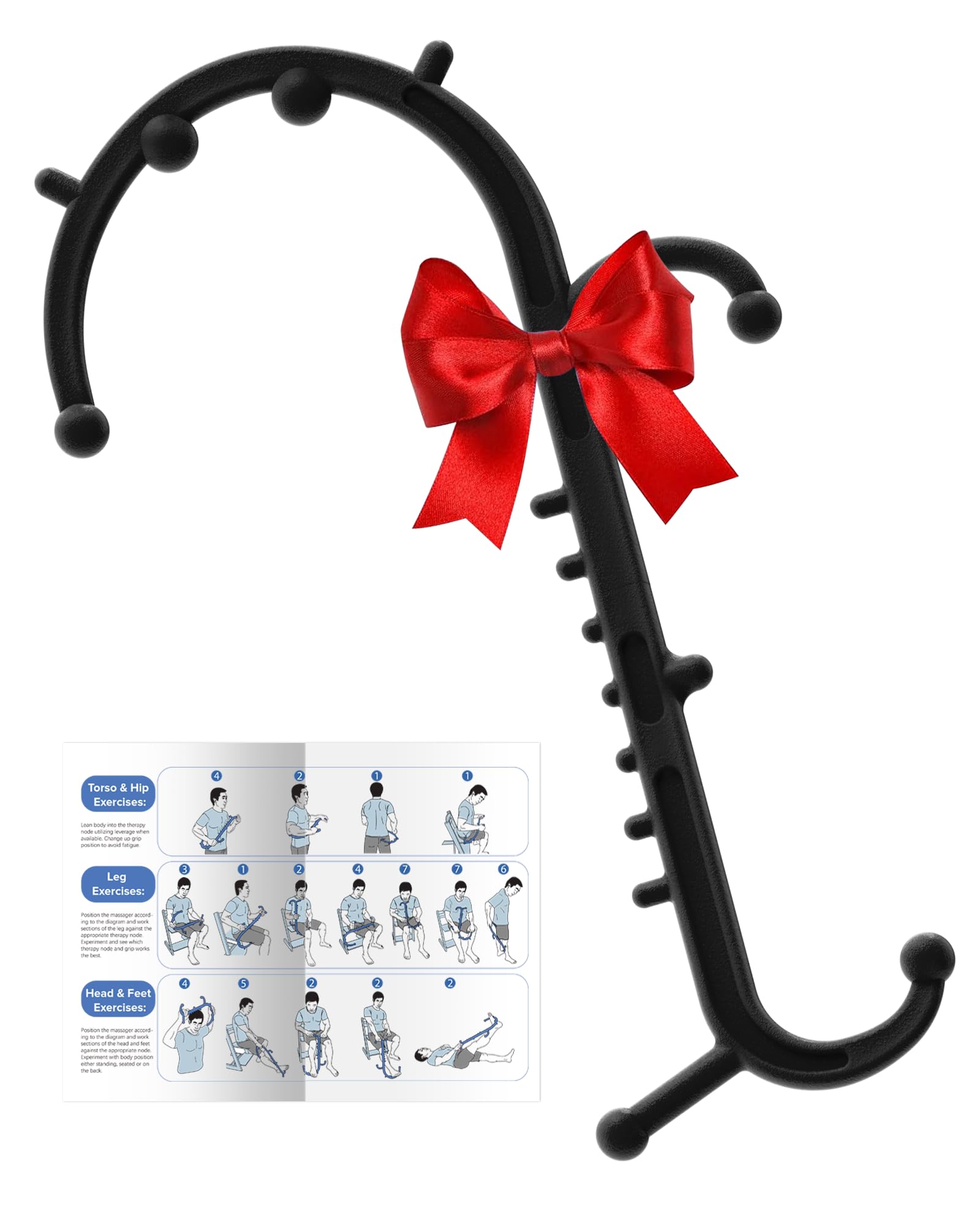 Cubetoou back knot massage tool targeting deep tissue tension for post-workout recovery.