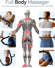Cubetoou neck-shoulder massage cane easing stiffness during long desk days.