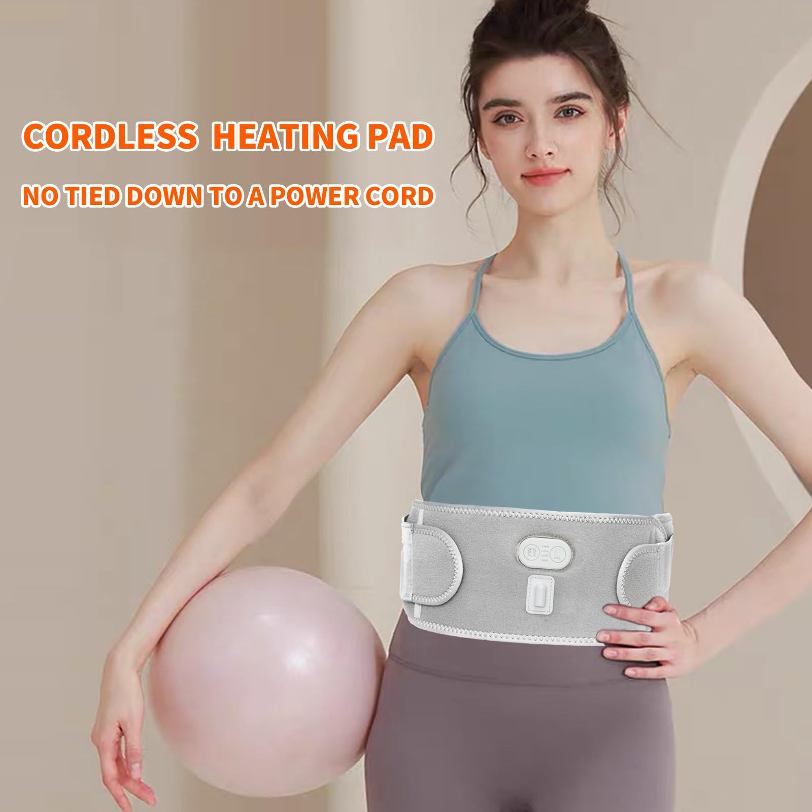 CUEHEAT heating and massage mode display helps choose comfort level