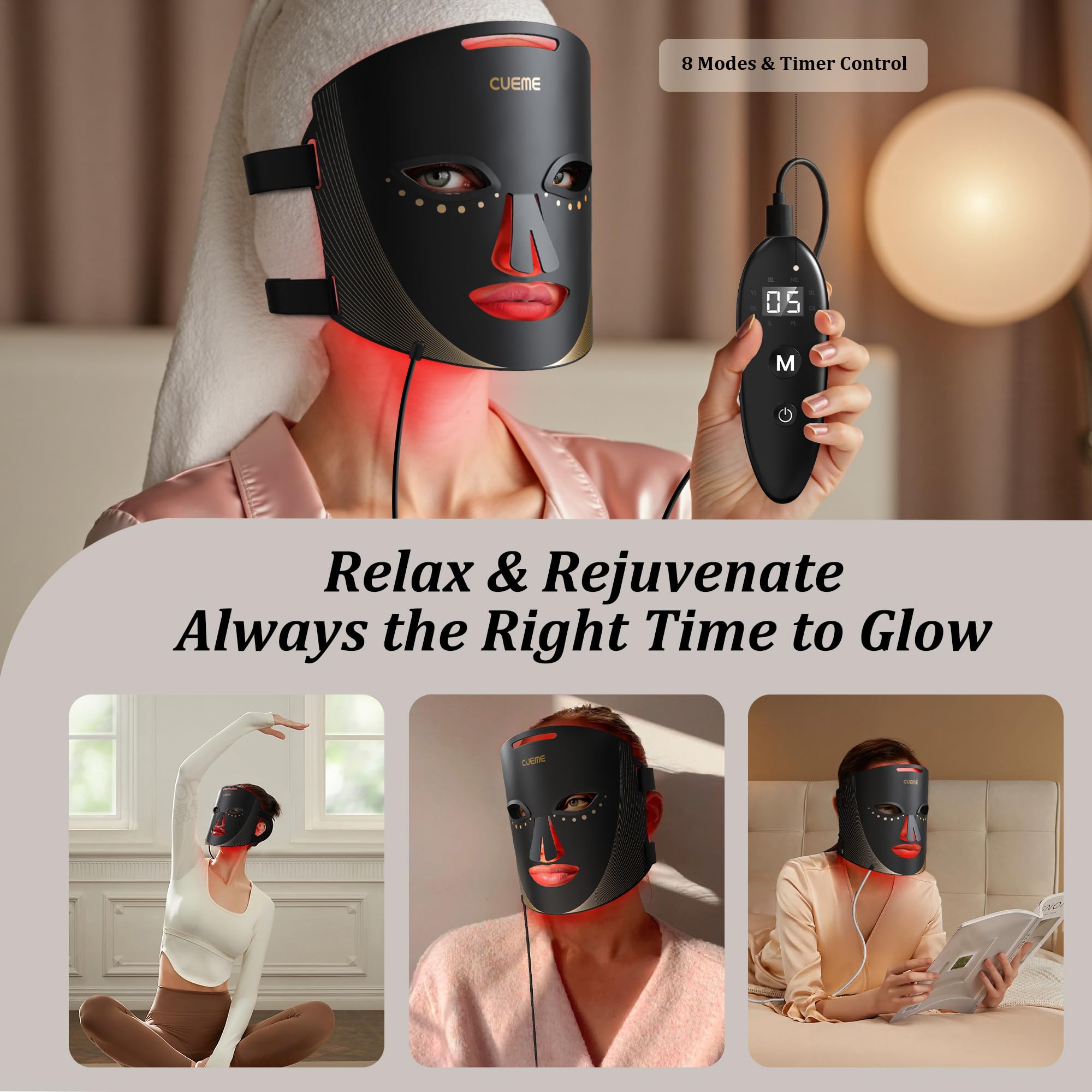 CUEME daily skincare routine use at work or home