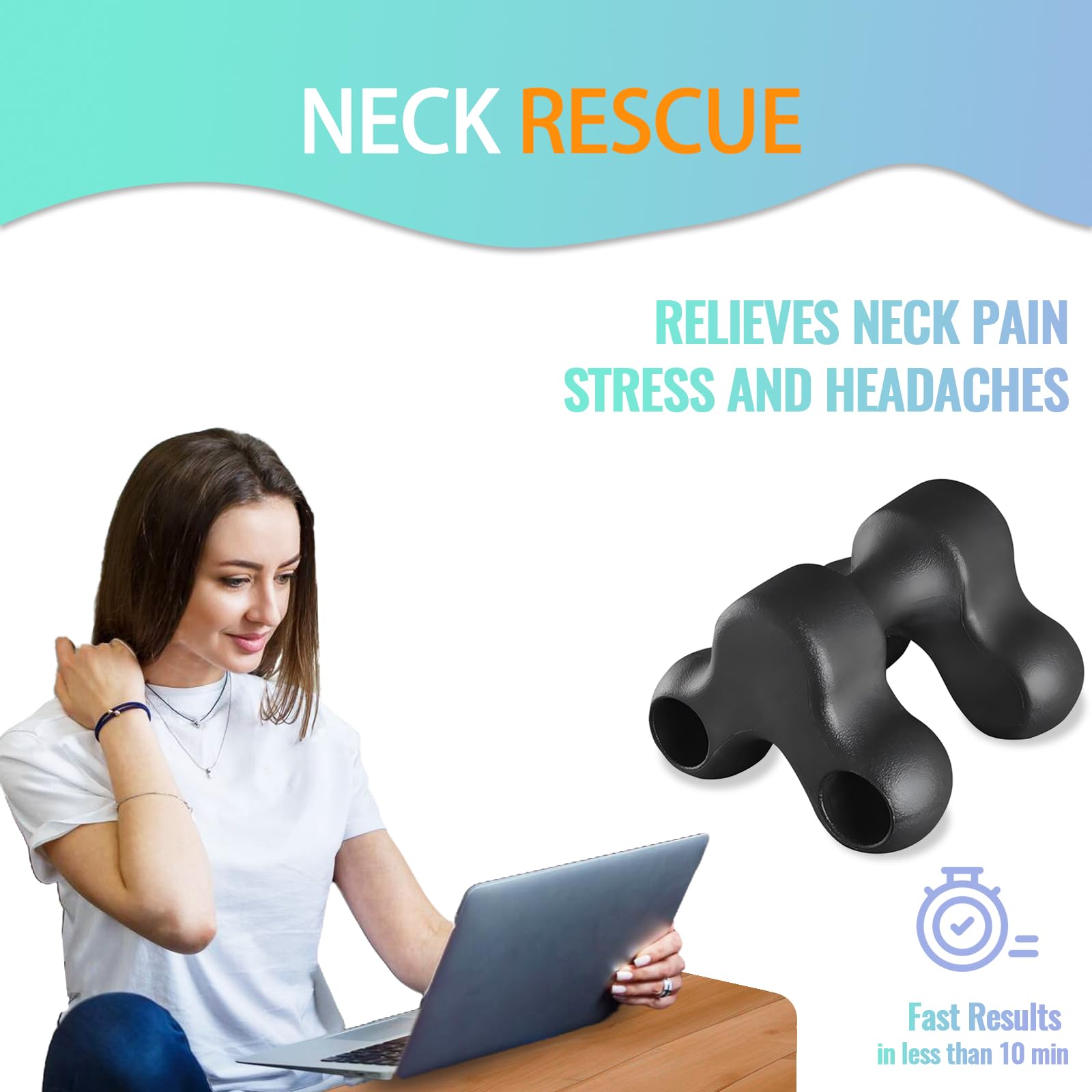 CufEslite deep-tissue back relief tool supports post-workout recovery.