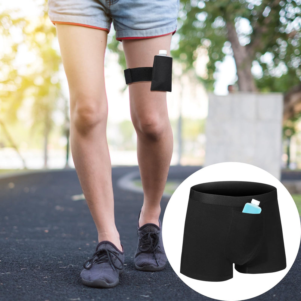 Cuffbow leg strap secures the kit during field testing.