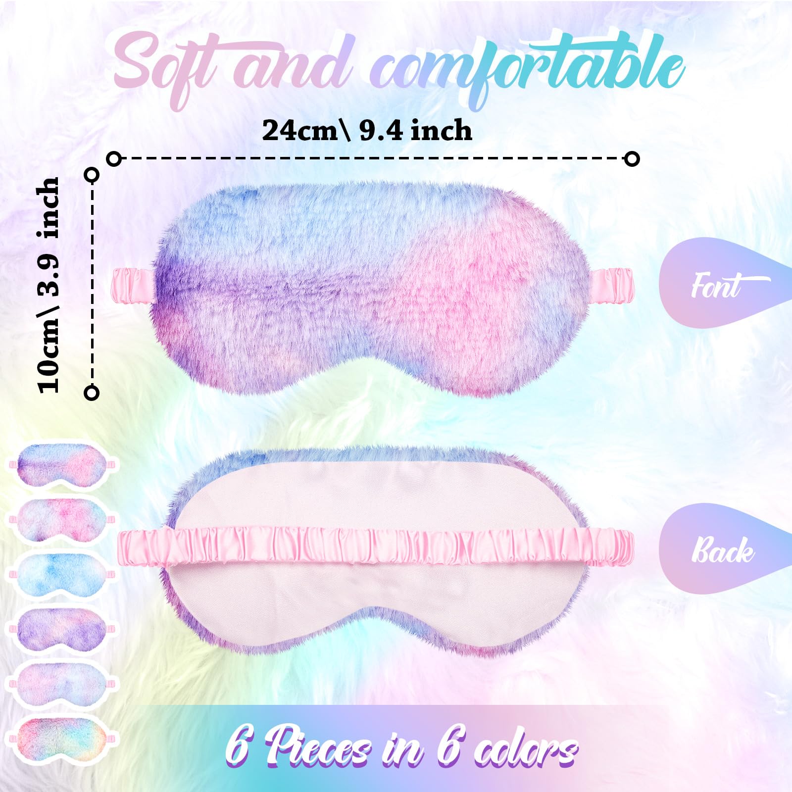 La mascarilla de ojos Cuffbow suave y cómoda para piel sensible durante la noche.