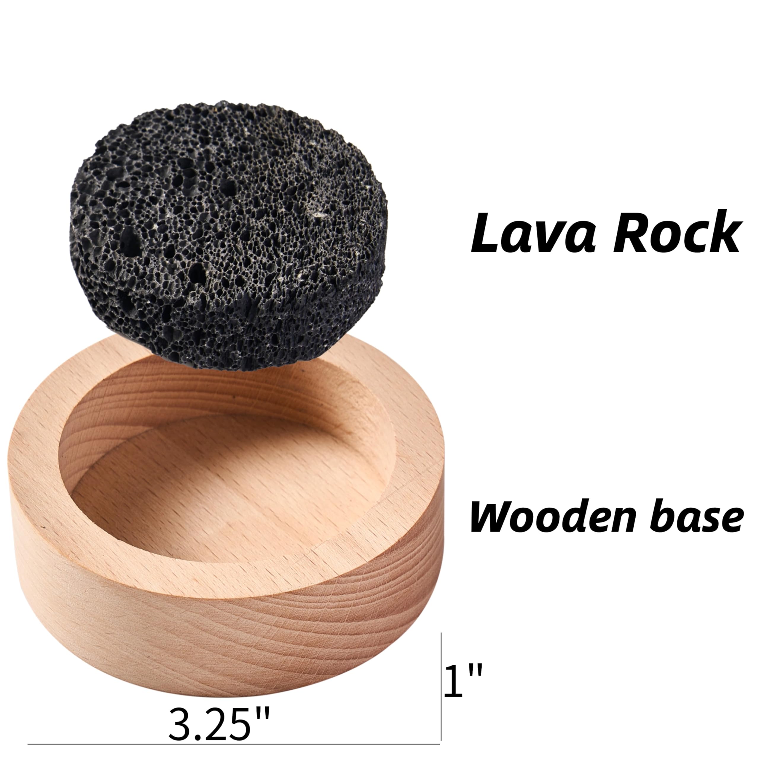 CUIYKAI lava rock diffuser in an office setup for calm fragrance
