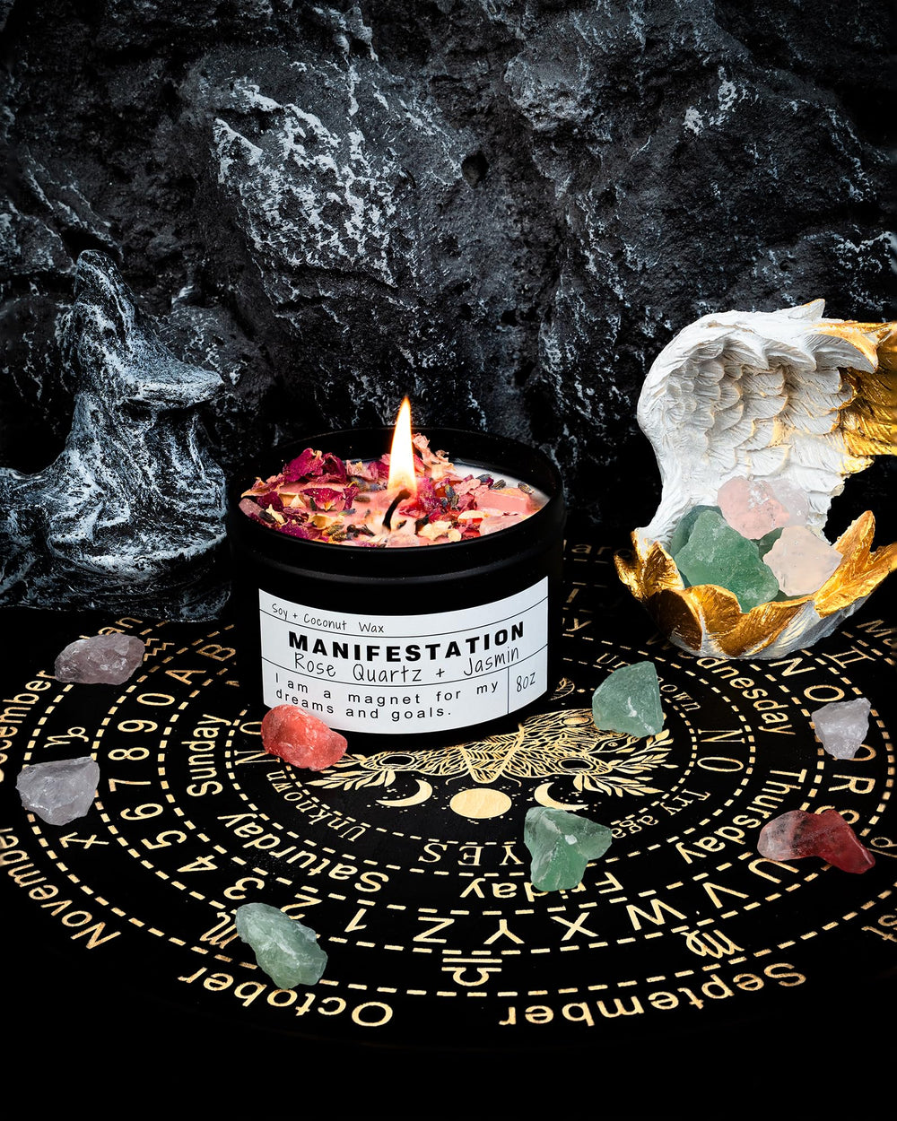 CULACEE Crystal Soy Candle gift packaging looks ready for birthdays and celebrations