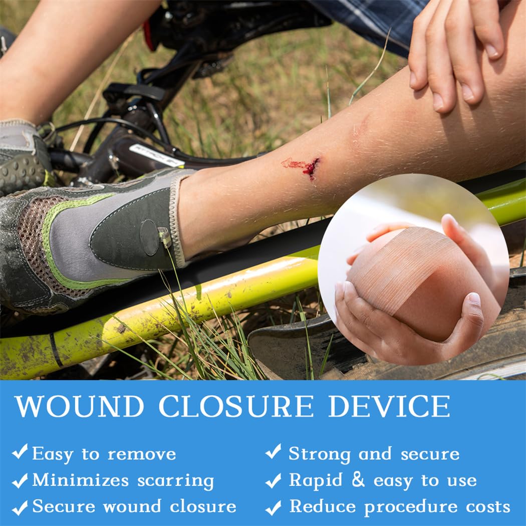 CUNQN 12x100mm closure strip sized for varying wounds.