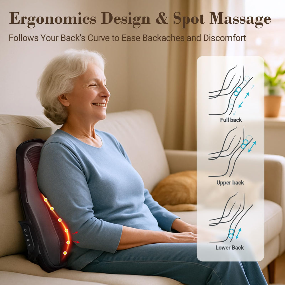CuPiLo 4D kneading nodes provide deep tissue-like massage.