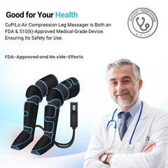 CuPiLo air compression 360 design for calves and thighs after activity