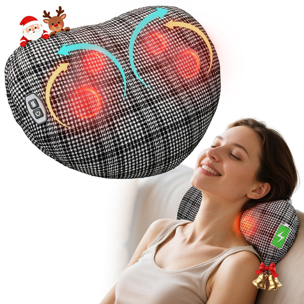 CuPiLo back massager with heart design for soothing neck and back relief.