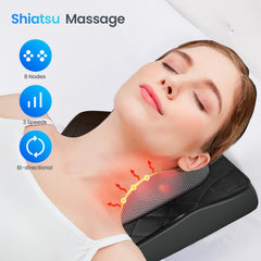 CuPiLo massager heat function demonstrates soothing warmth for muscle relaxation during sessions.