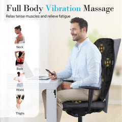 CuPiLo chair massager cushion with heat function for cozy warmth
