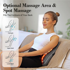Premium detachable flap design enabling gentler massage and back support with CuPiLo.