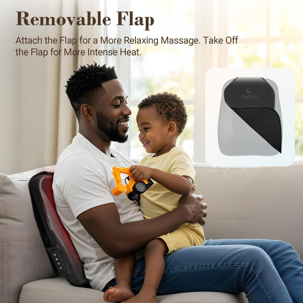 CuPiLo detachable flap adds gentler sessions on sensitive spots.