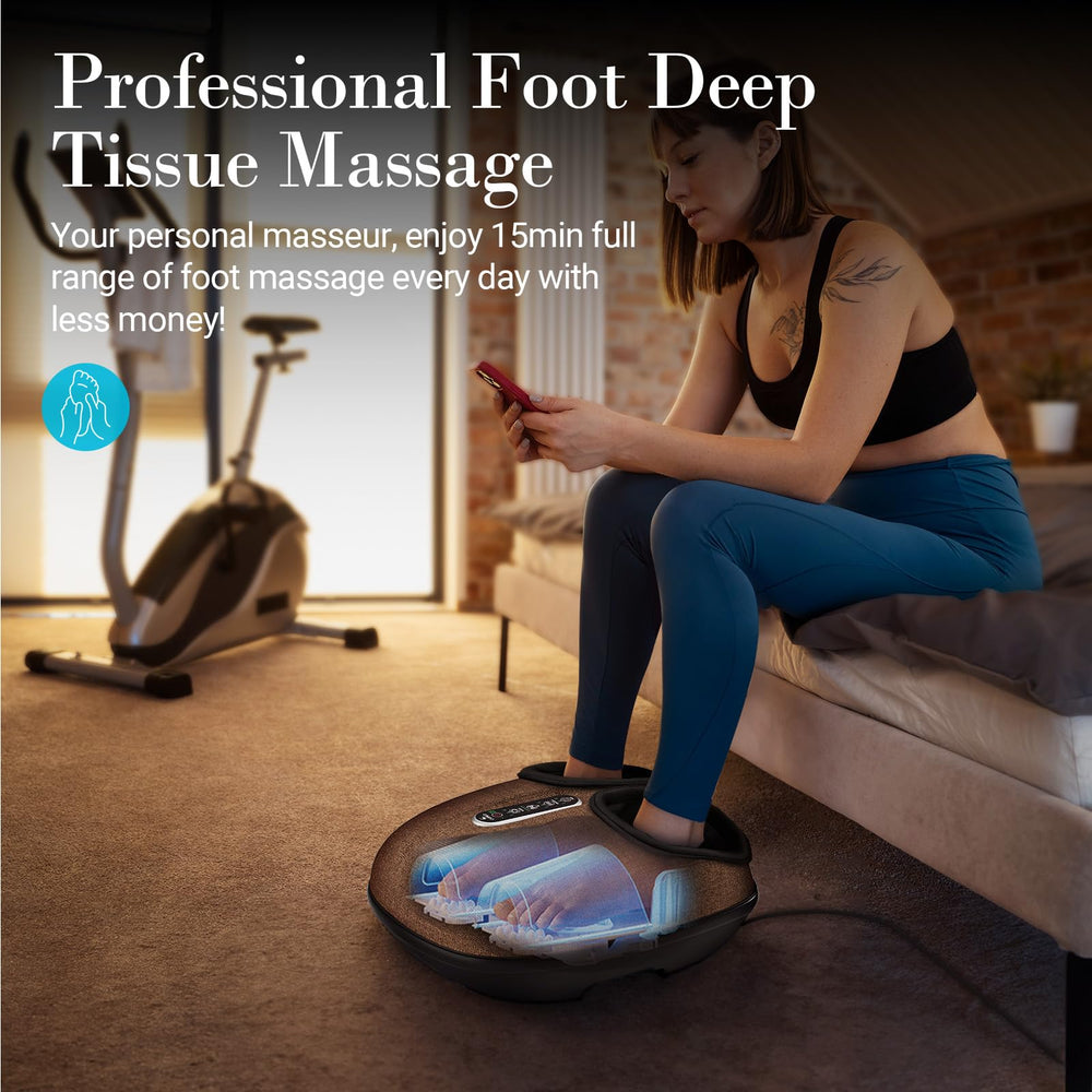 CuPiLo foot massager compression sleeves show full-coverage support for tired arches.