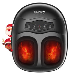 CuPiLo foot massager with heat delivering cozy warmth