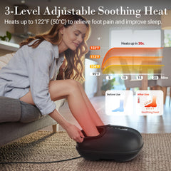 CuPiLo rotating massage heads deliver deep kneading similar to a therapist's hands.
