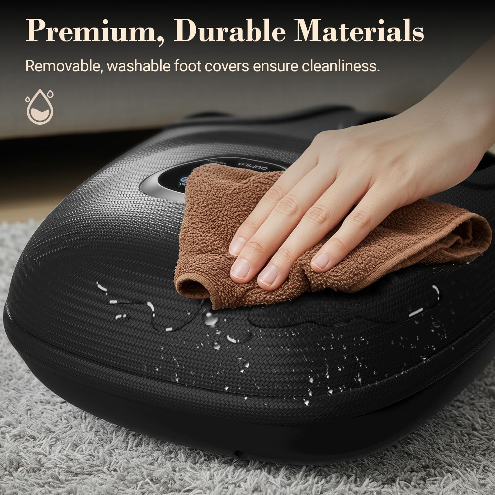 CuPiLo Foot Massager auto shut-off feature for safe sessions