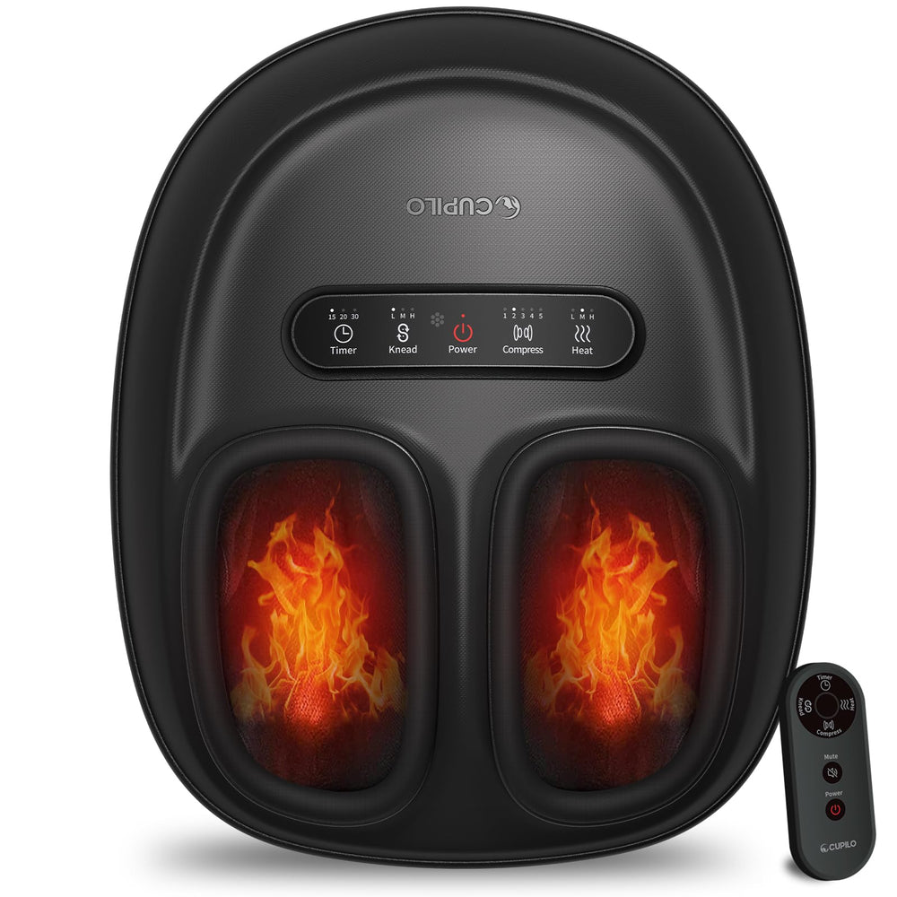 CuPiLo foot massager weighs 5lb for easy portability.