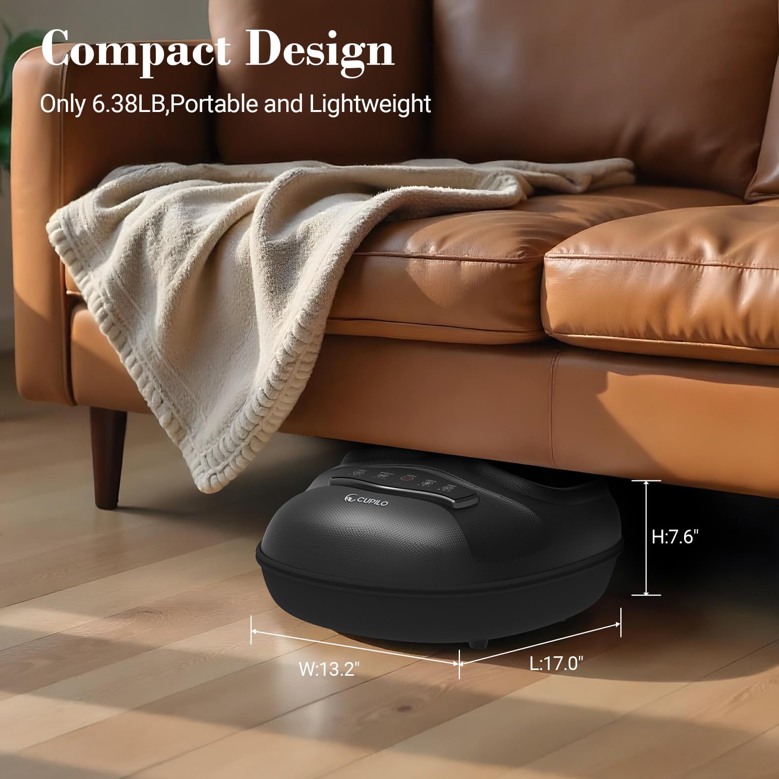 Ideal for pre-bed relaxation with heat and kneading.