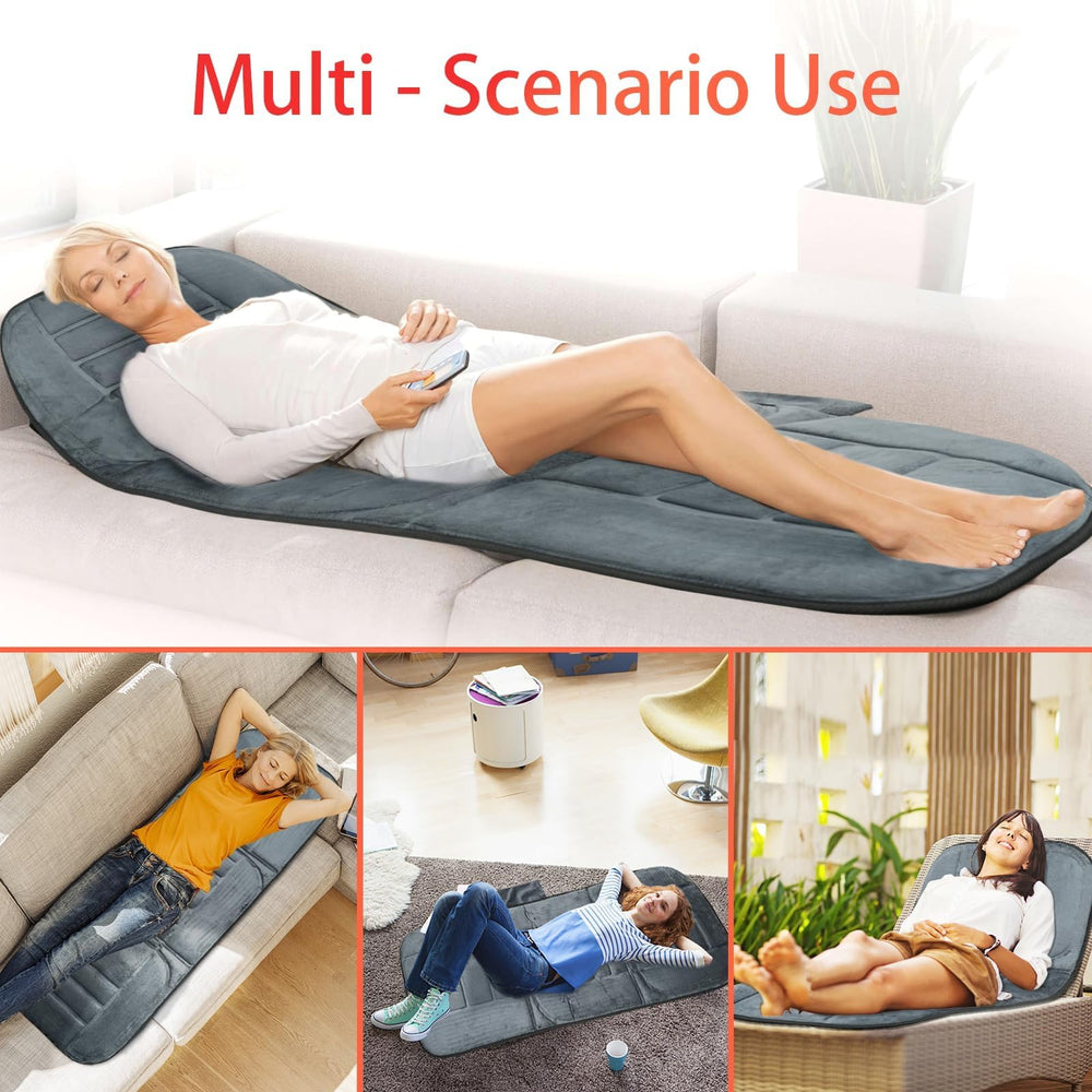 CuPiLo Massager Pad long-53in-length supports full-body coverage.