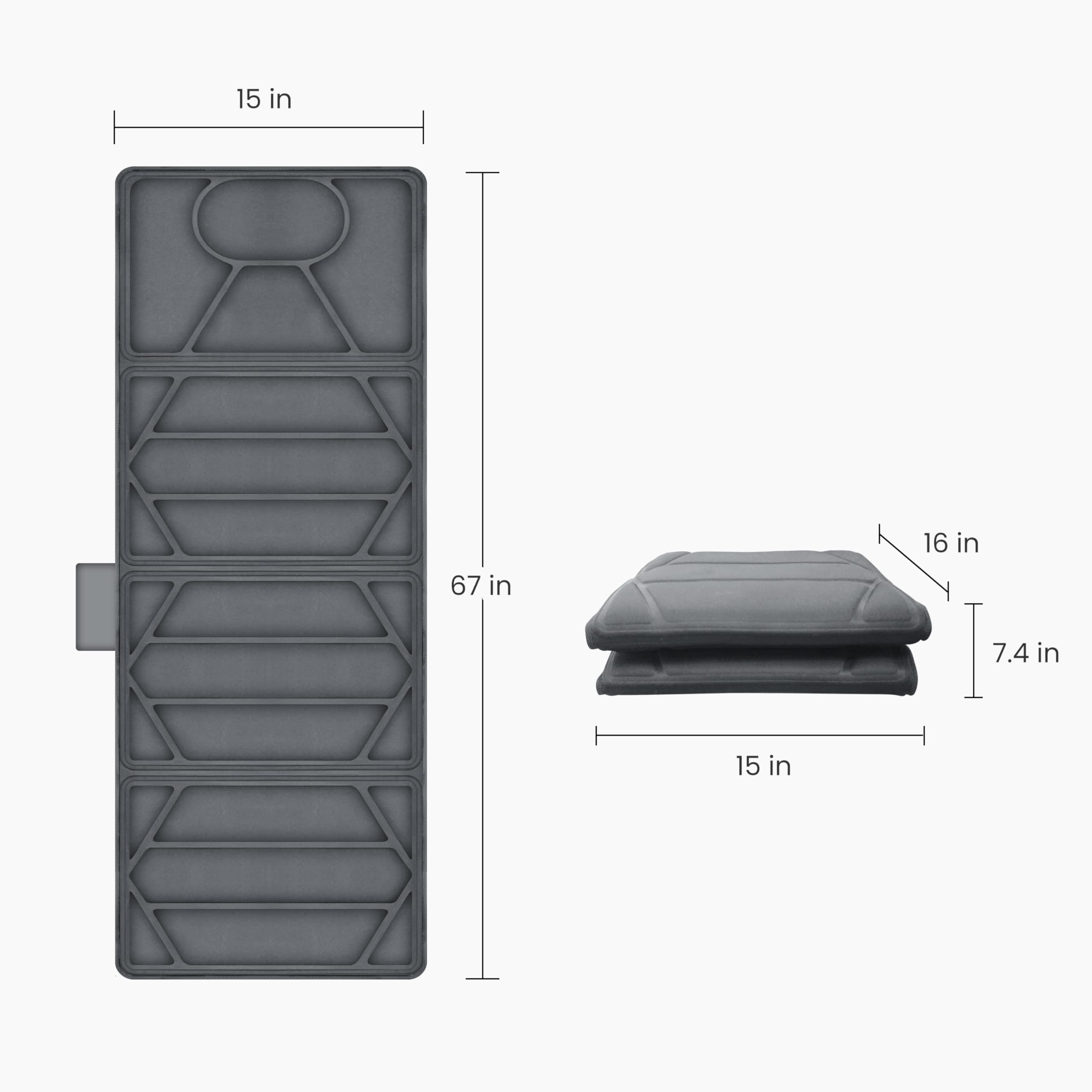 CuPiLo Massager Pad soft plush fabric provides gentle skin contact