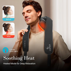 CuPiLo neck massager wear design with backpack strap for mobility