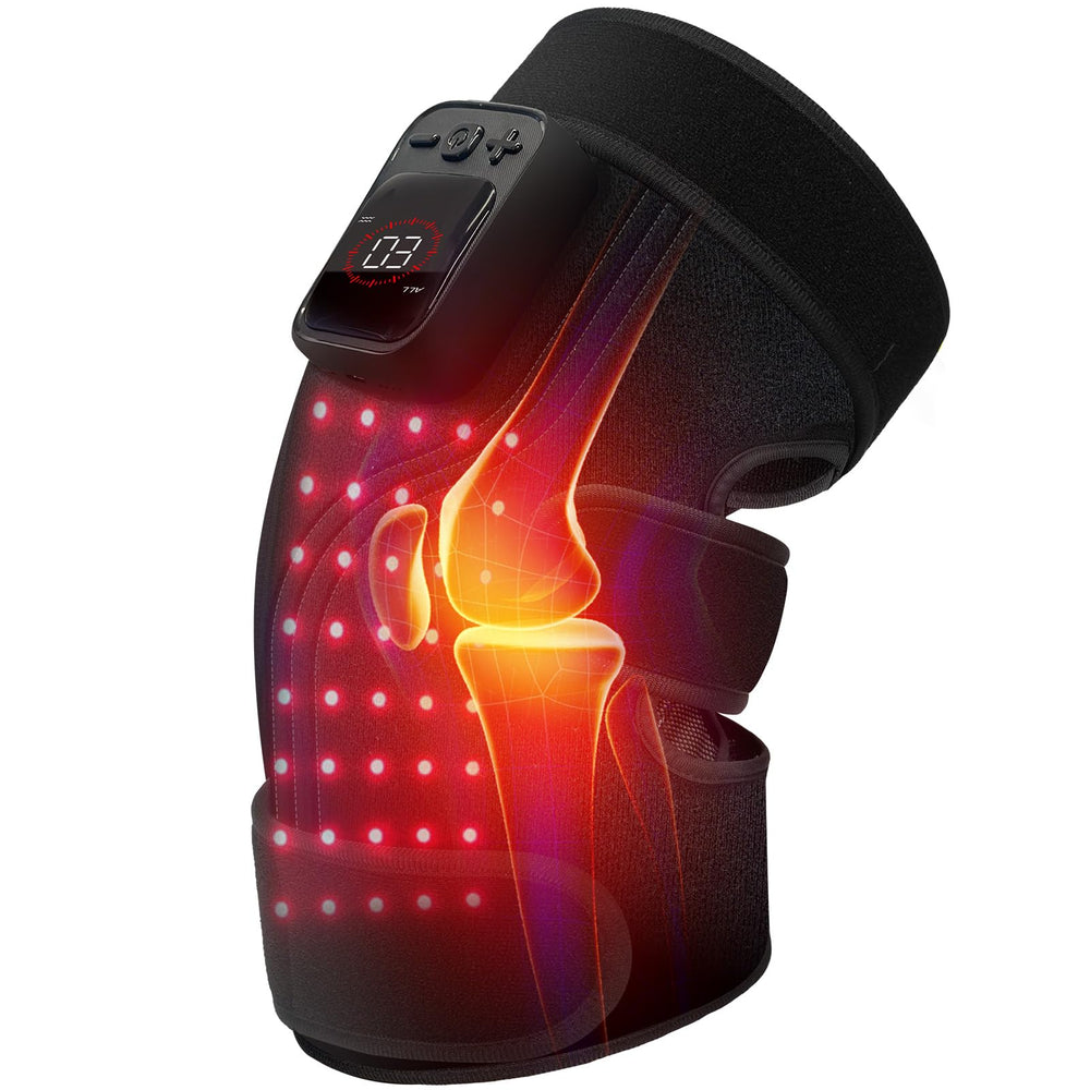 CuPiLo red light knee massager in use delivering soothing warmth