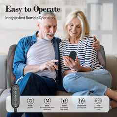 CuPiLo back massager targets upper, middle, or lower zones for focused relief.