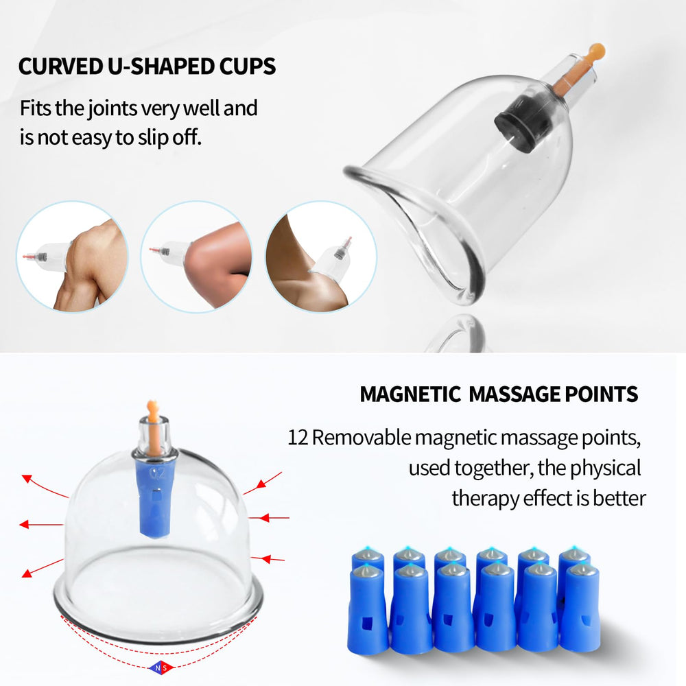 Cupluw home therapy cupping set suitable for clinics, spas and personal wellness routines