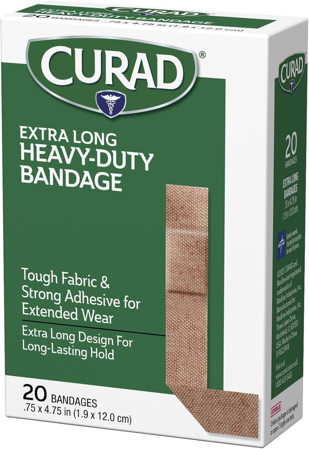 Curad non-stick pad prevents sticking to wound, easing removal
