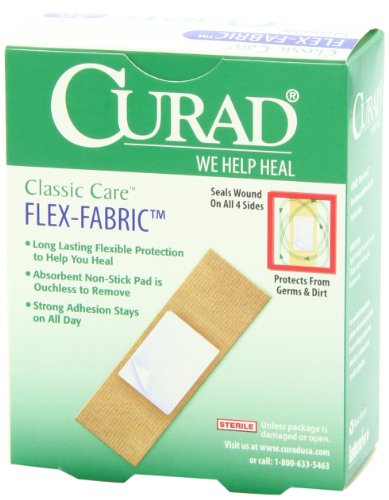 Ideal for active lifestyles, Curad bandages stay put even when wet.