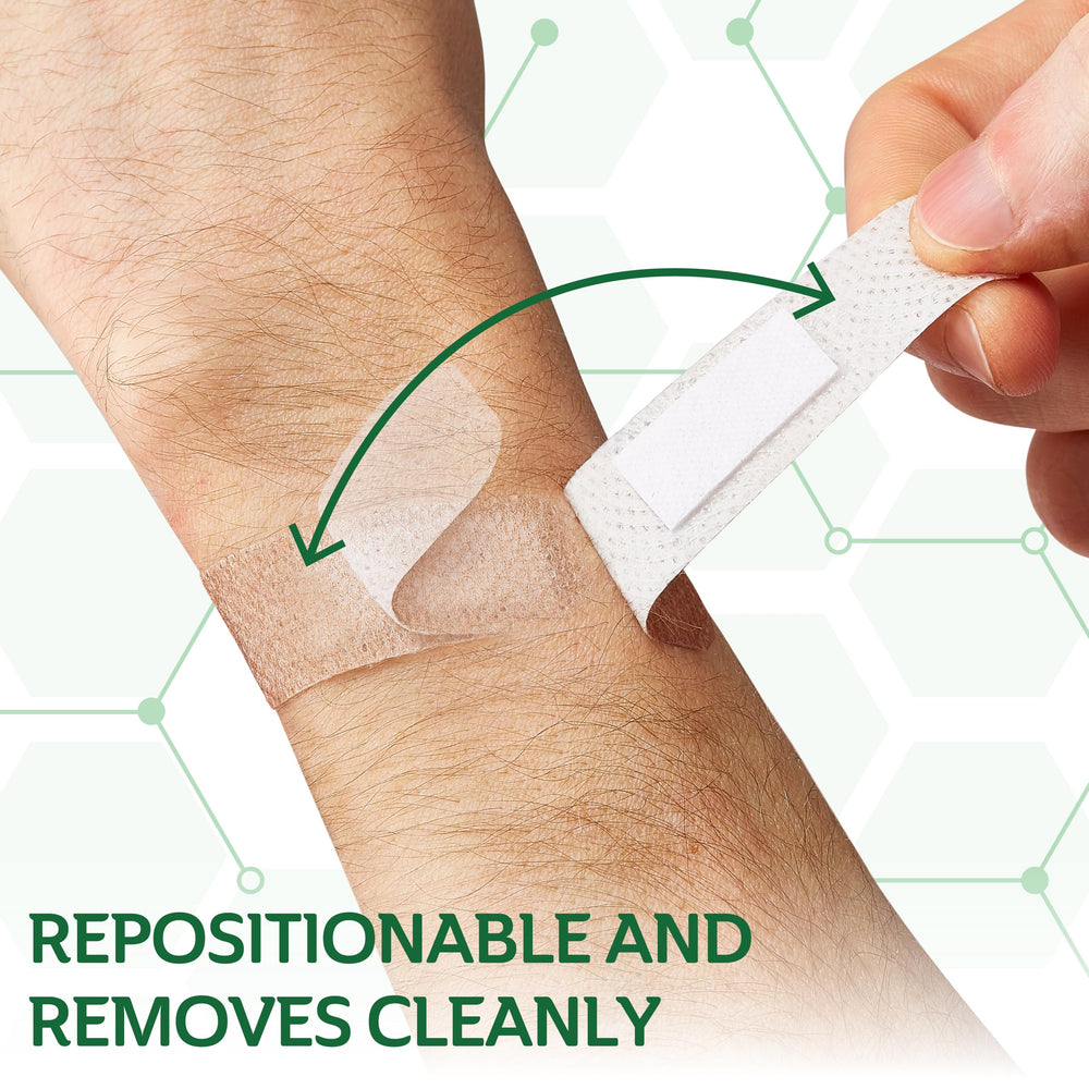 Curad barrera de cuatro lados para mantener la suciedad fuera.