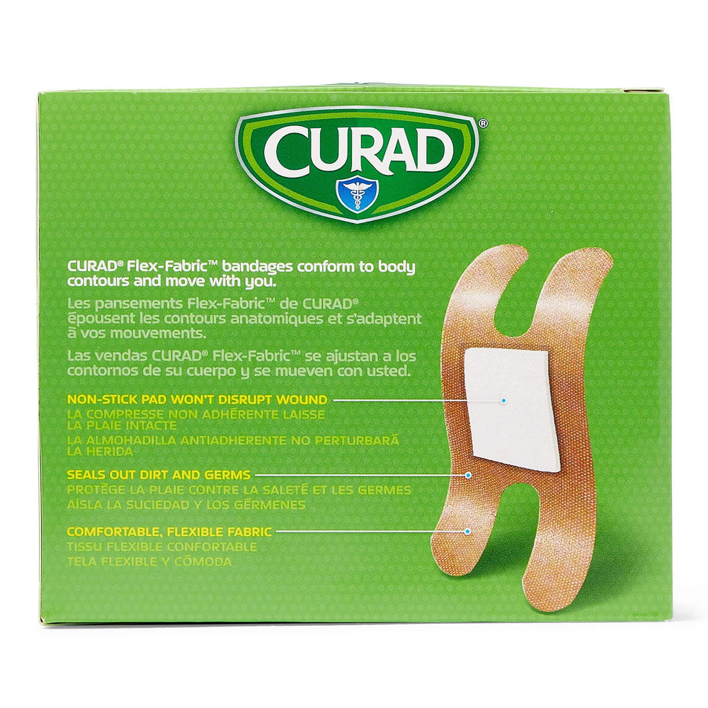Curad breathable fabric bandage material promotes airflow to wounds