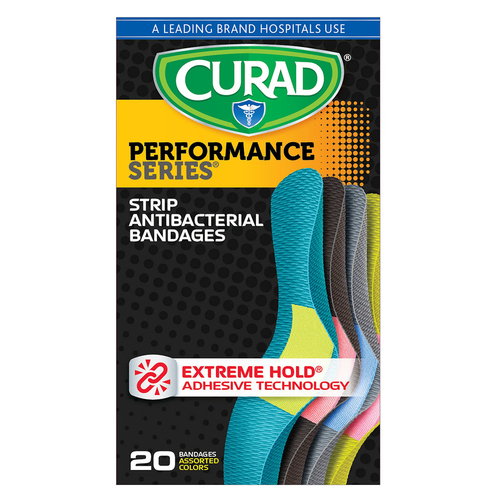 Curad CUR5020 adhesive provides extreme hold to stay secure during activity.