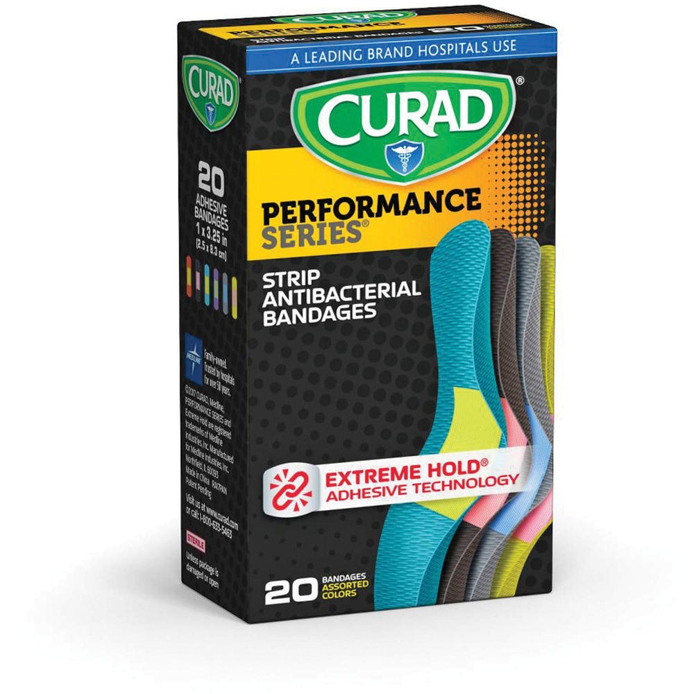 Curad CUR5020 bandage with tough fabric delivers lasting protection during workouts.