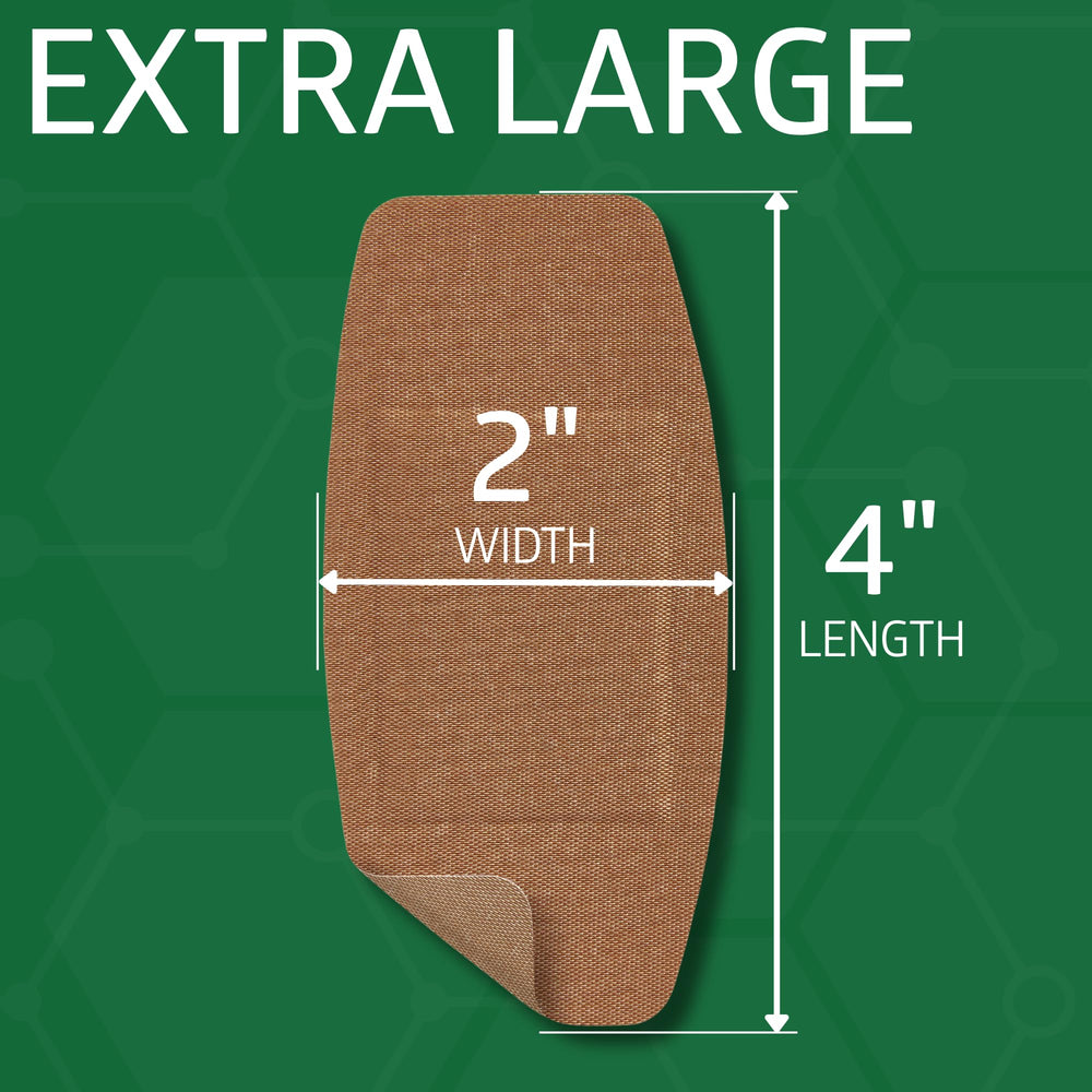 Curad breathable fabric allows airflow around the wound area for comfort