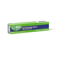 CURAD Petroleum Jelly hydration ritual for silky, moisturized skin.